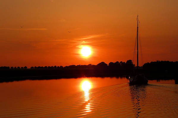 We hebben genoten van de mooie zonsondergangen