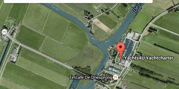 route plannen, yachts4u vertrekhaven, friesland