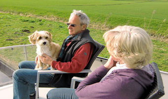Ja, ik mocht mee aan boord, Gezellig met z'n 3-en