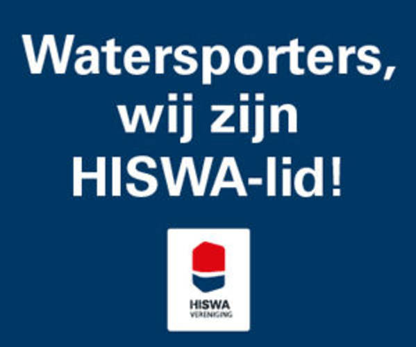 Watersporters, wij zijn HISWA lid