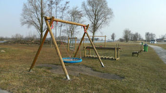 Speelplaats op het starteiland