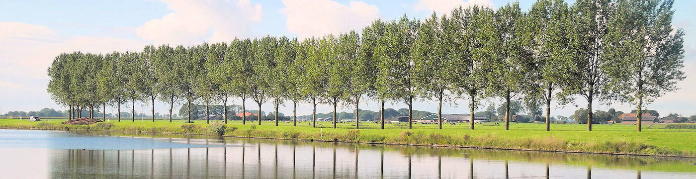 Fietsen bij het water, de fiets mee