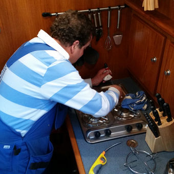 Testen van een fornuis