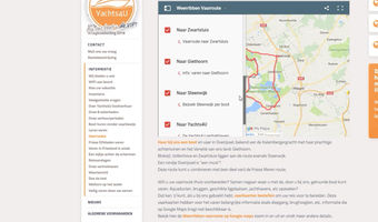 Bekijk deze instructie video voor het gebruik van de Weerribben vaarroute kaart