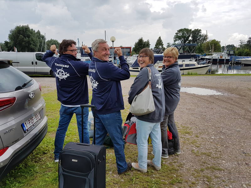 Truien met 'Yachts4U' van het vaarteam FHFL uit Ledegem, België