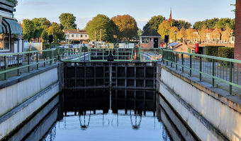 De sluis bij Blokzijl