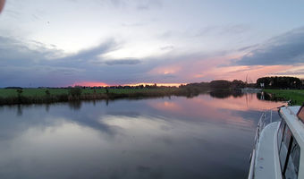 Mooi ochtendrood aan de hemel