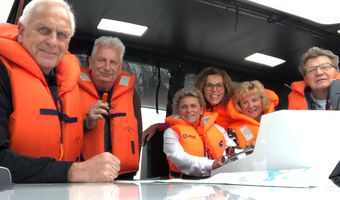 Met zeven personen op de boot 'vakantie vieren'? Het kan als u een grote boot huurt