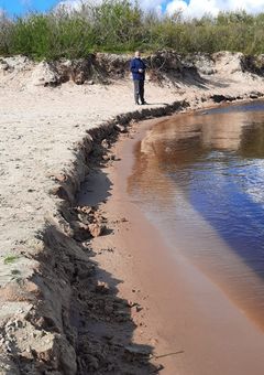 Varen naar het eiland Margjepolle in het Tjeukemeer