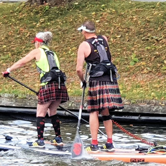 Ja, u ziet echt van alles op het water